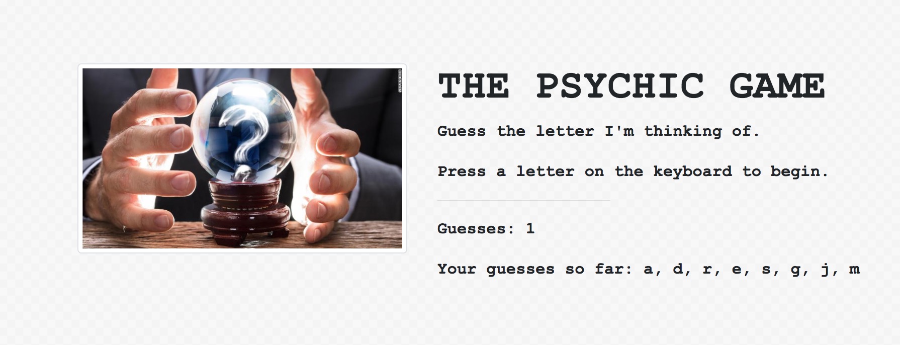 Psychic Game